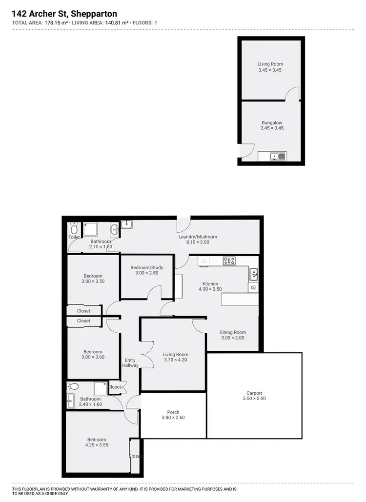 Floorplan of Homely house listing, 142 Archer Street, Shepparton VIC 3630