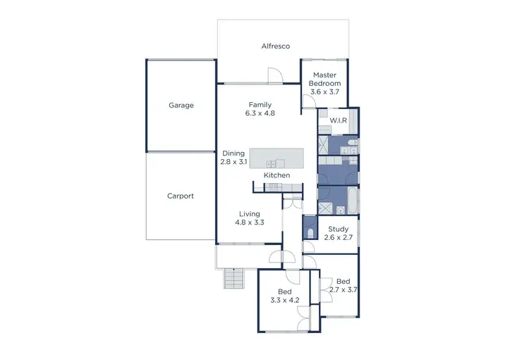 Floorplan of Homely house listing, 3 Mitchell Avenue, Boronia VIC 3155