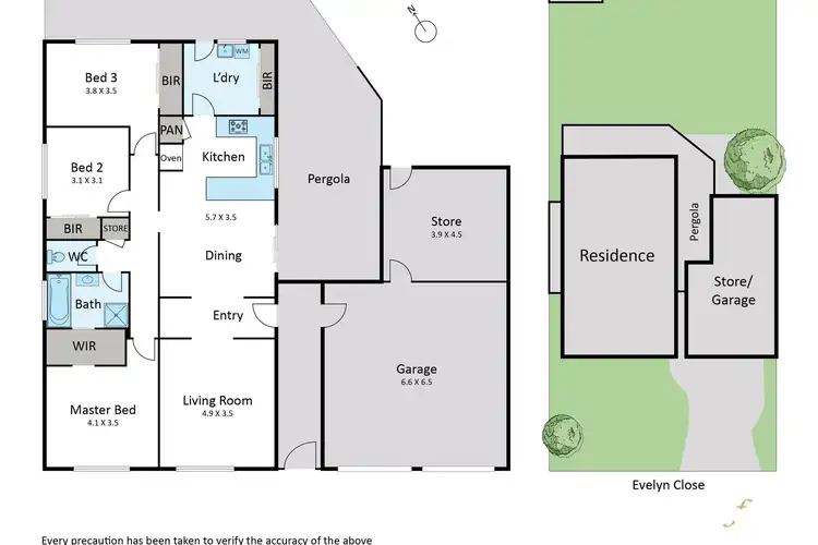 Floorplan of Homely house listing, 4 Evelyn Close, Melton West VIC 3337