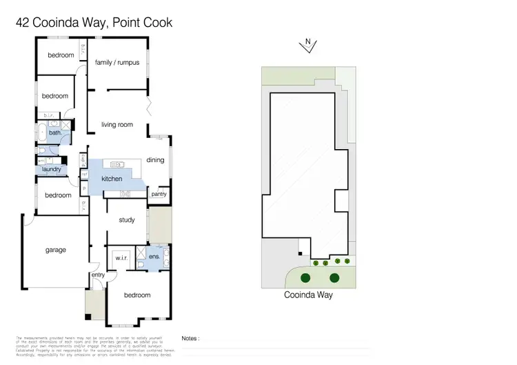 Floorplan of Homely house listing, 42 Cooinda Way, Point Cook VIC 3030