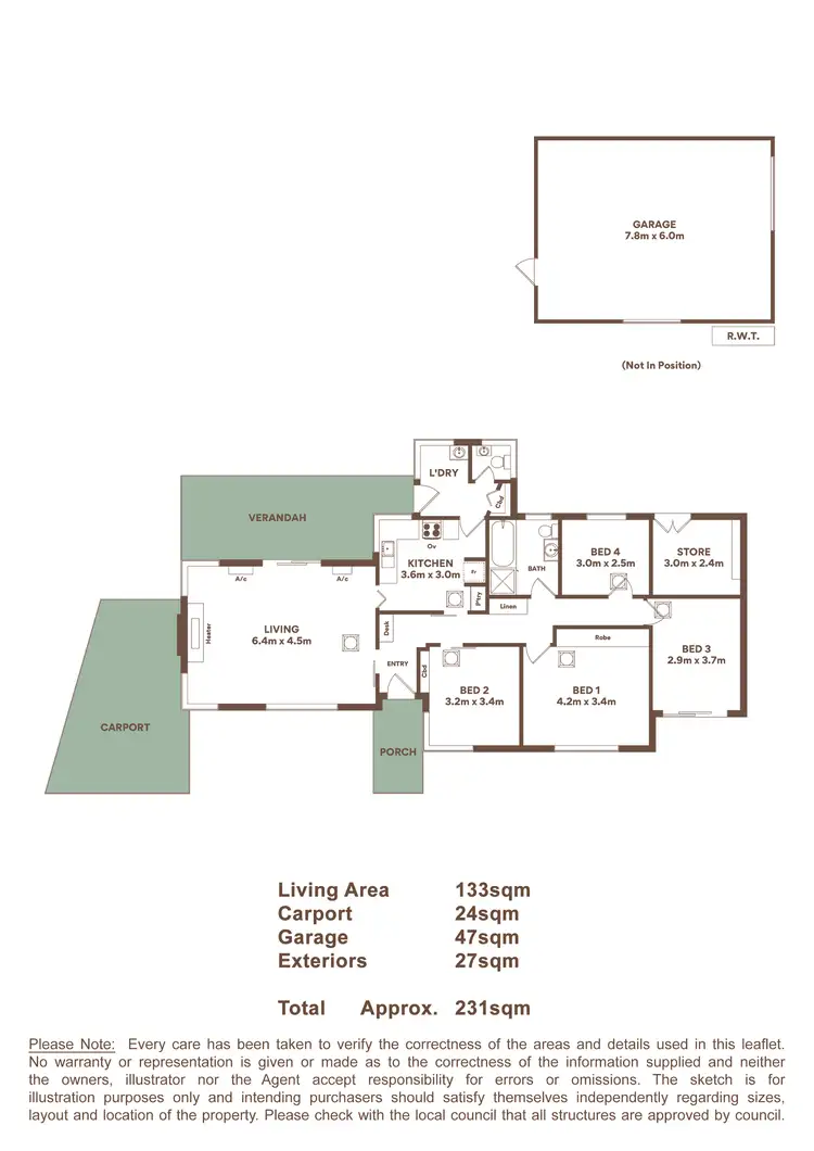 Floorplan of Homely house listing, 17 Riverside Drive, Bedford Park SA 5042