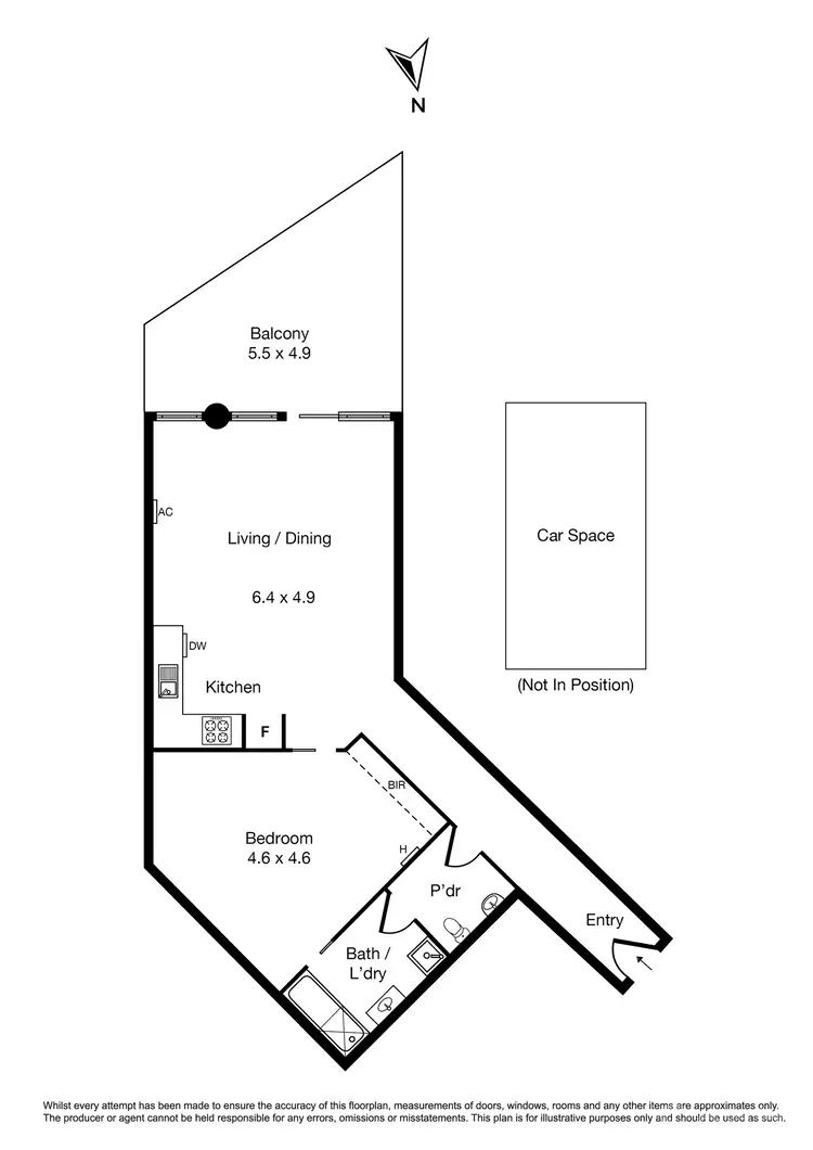 Floorplan of Homely apartment listing, 114/3-7A Alma Road, St Kilda VIC 3182