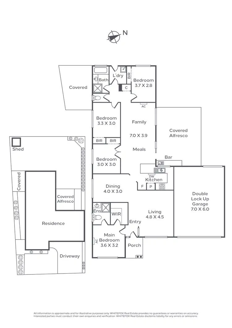 Floorplan of Homely house listing, 22 Oriana Grove, Skye VIC 3977