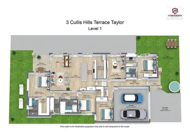 Floorplan of Homely house listing, 3 Cullis Hill Terrace, Taylor ACT 2913