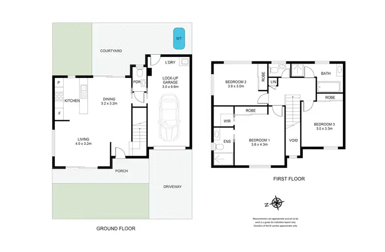 Floorplan of Homely townhouse listing, 30B Rawson Street, Mayfield NSW 2304