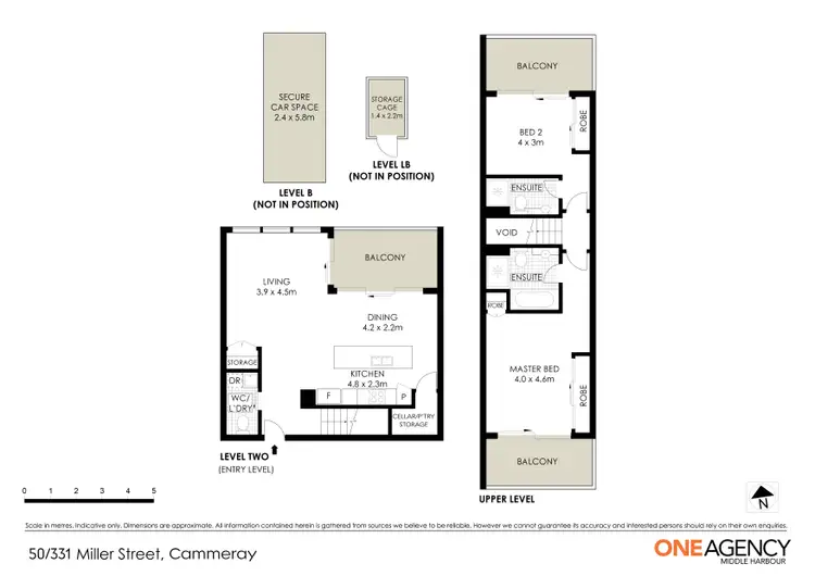 Floorplan of Homely apartment listing, 50/331 Miller Street, Cammeray NSW 2062