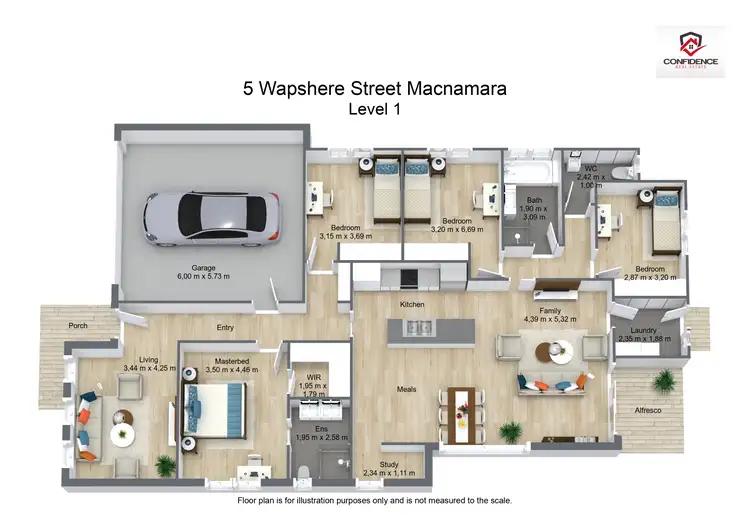 Floorplan of Homely house listing, 5 Wapshere Street, Macnamara ACT 2615