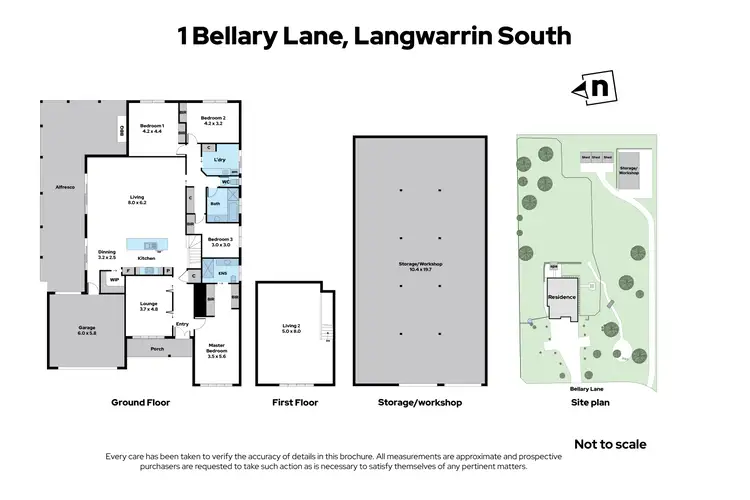 Floorplan of Homely house listing, 1 Bellary Lane, Langwarrin South VIC 3911