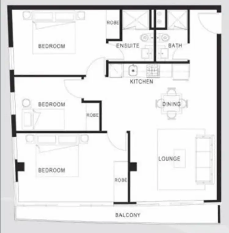 Floorplan of Homely apartment listing, 705/8 Exploration Lane, Melbourne VIC 3000