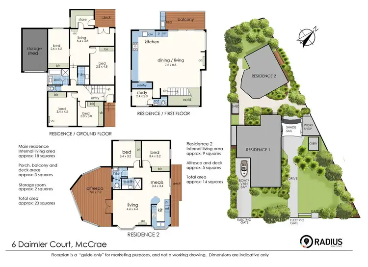 Floorplan of Homely house listing, 6 Daimler Court, Mccrae VIC 3938