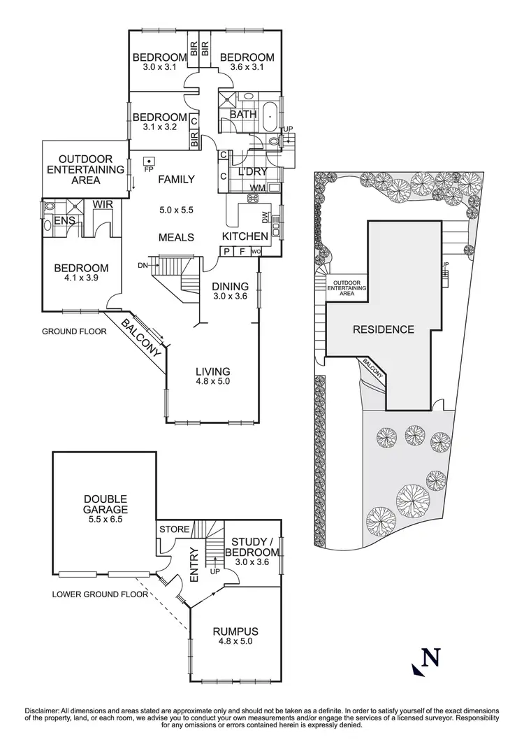 Floorplan of Homely house listing, 4 Acworth Court, Greensborough VIC 3088