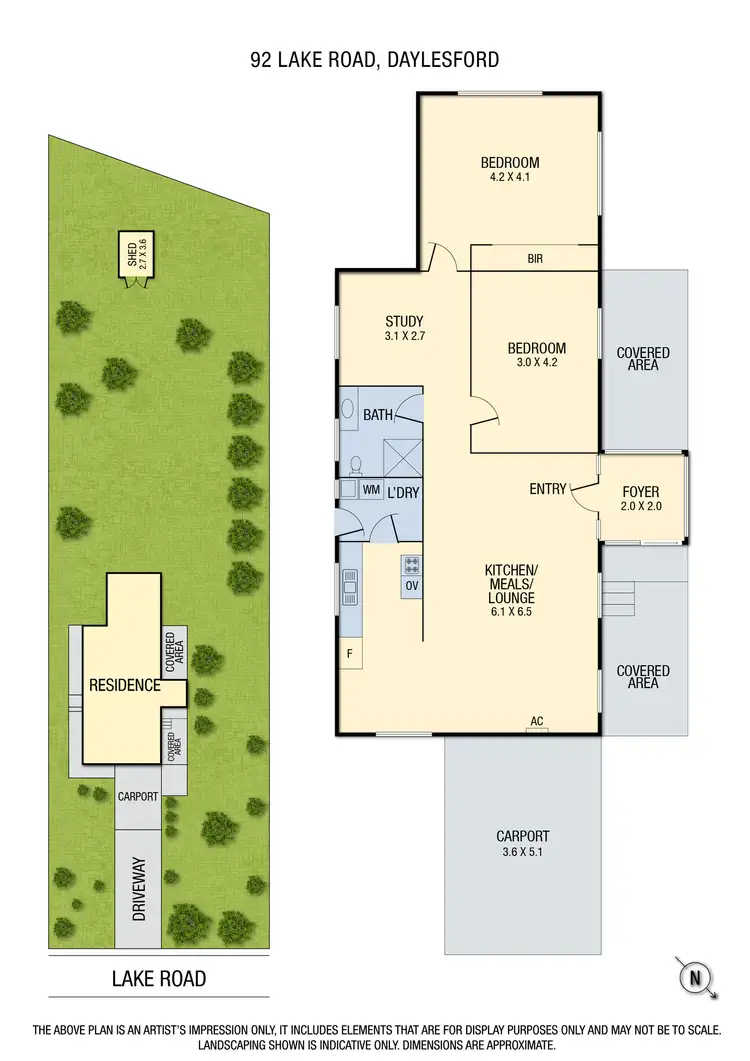 Floorplan of Homely house listing, 92 Lake Road, Daylesford VIC 3460