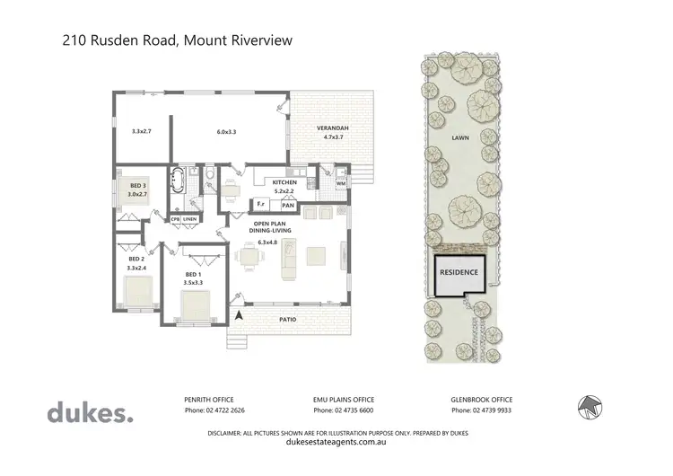 Floorplan of Homely house listing, 210 Rusden Road, Mount Riverview NSW 2774