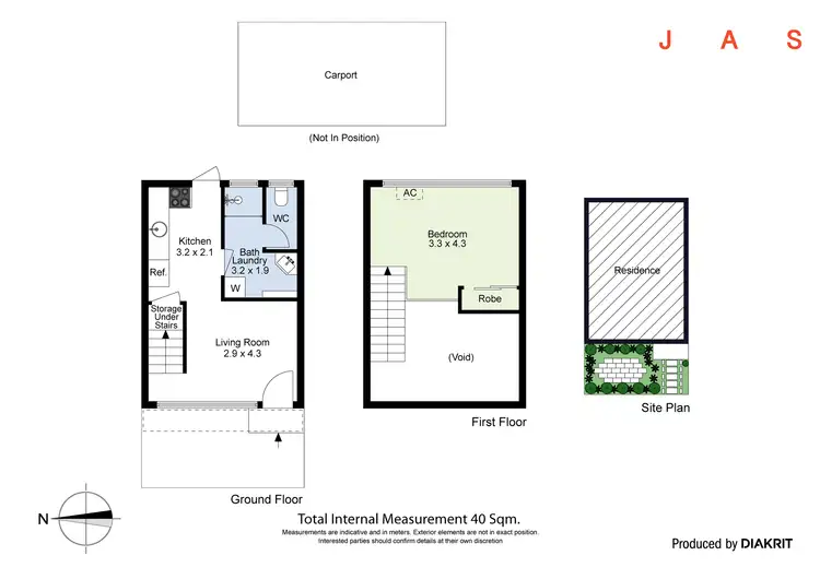 Floorplan of Homely unit listing, 3/38 John Street, Altona North VIC 3025