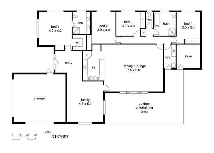 Floorplan of Homely house listing, Address available on request
