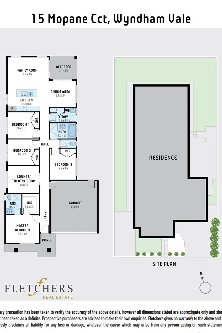 Floorplan of Homely house listing, 15 Mopane Circuit, Wyndham Vale VIC 3024
