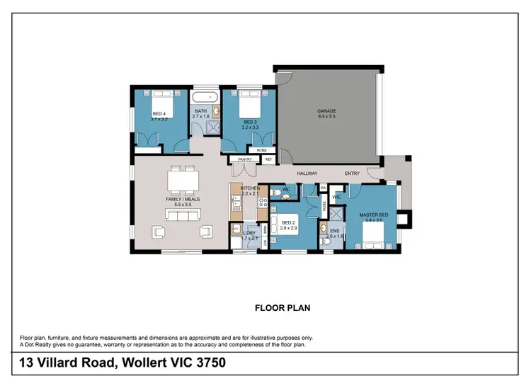 Floorplan of Homely house listing, 13 Villard Road, Wollert VIC 3750