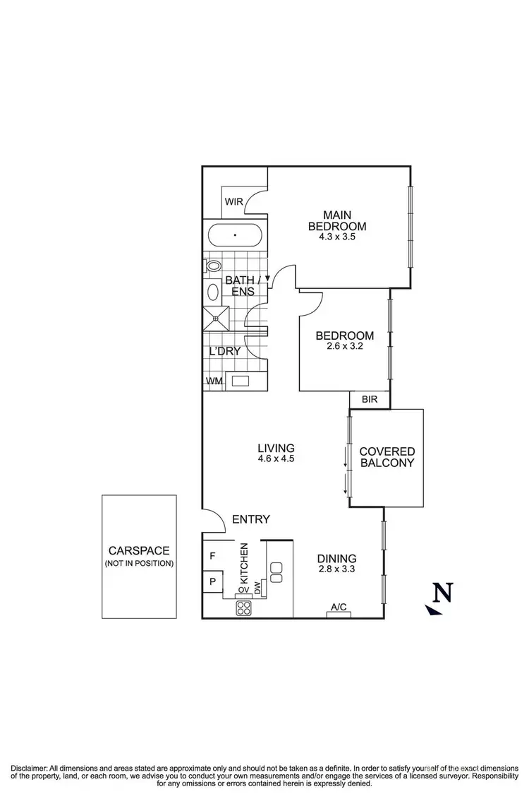 Floorplan of Homely apartment listing, 30/81-97 Mitcham Road, Donvale VIC 3111