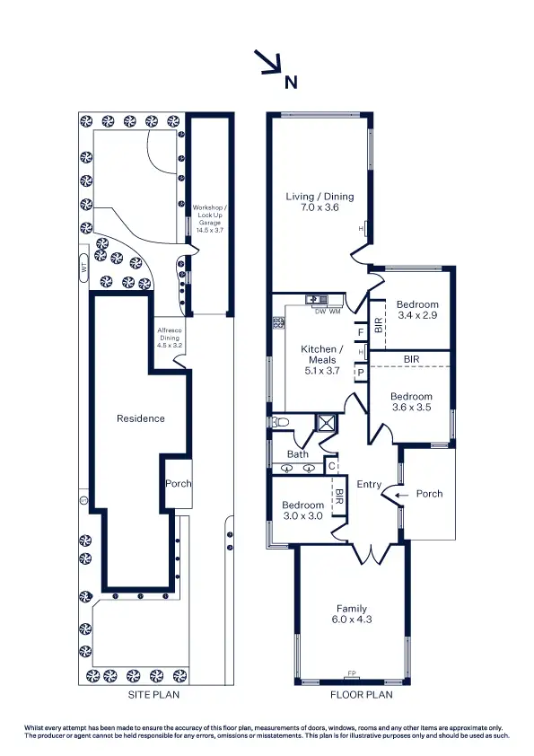Floorplan of Homely house listing, 81 Verdon Street, Williamstown VIC 3016