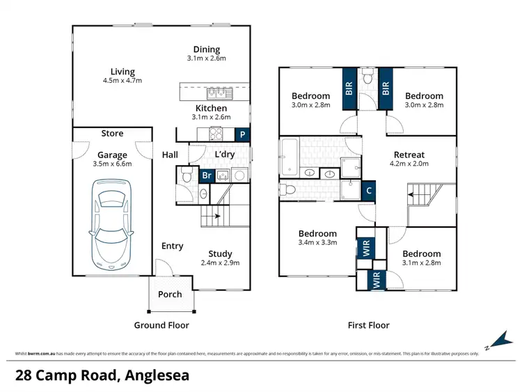 Floorplan of Homely house listing, 28 Camp Road, Anglesea VIC 3230