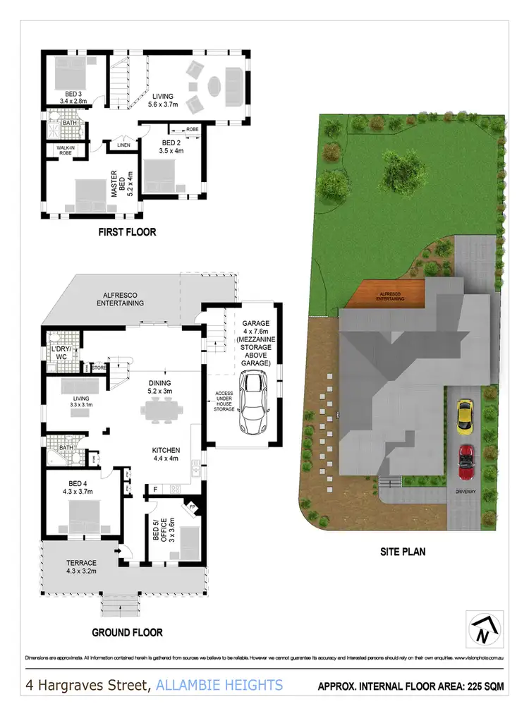 Floorplan of Homely house listing, 4 Hargraves Street, Allambie Heights NSW 2100