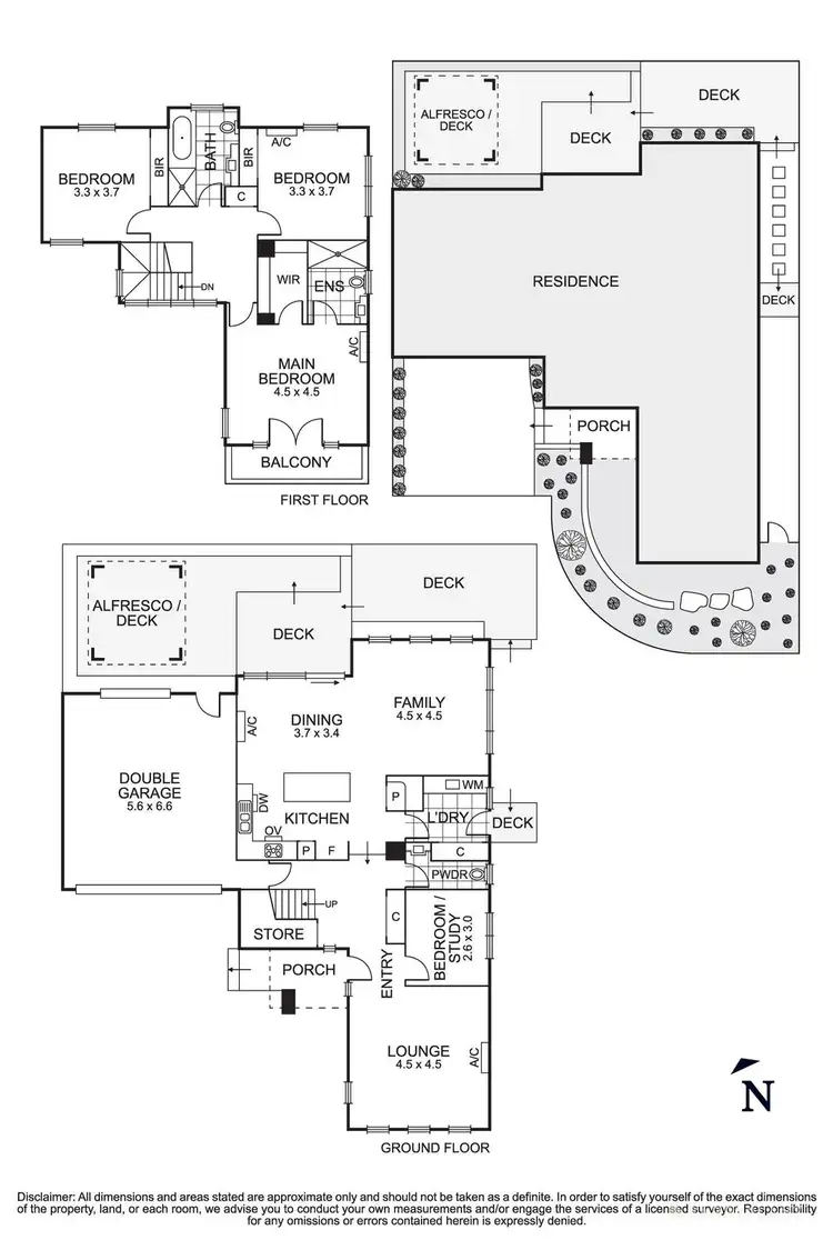 Floorplan of Homely house listing, 5 Vaucluse Court, Donvale VIC 3111