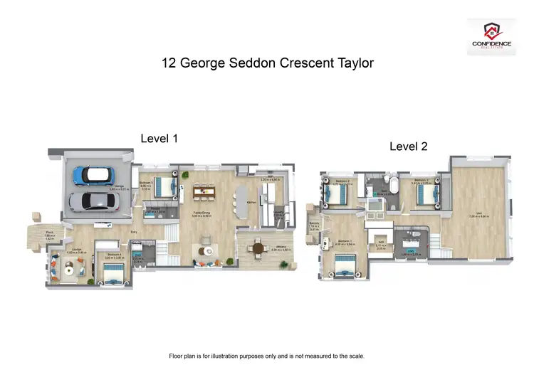 Floorplan of Homely house listing, 12 George Seddon Crescent, Taylor ACT 2913