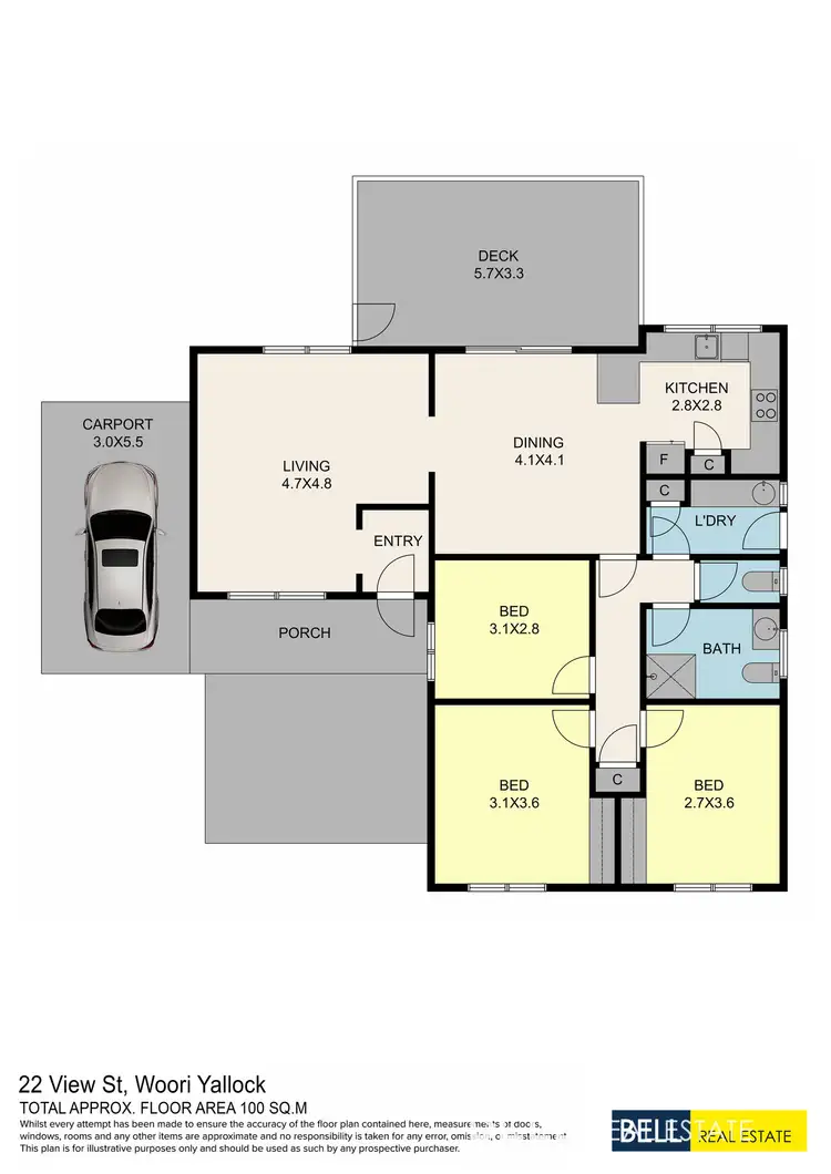 Floorplan of Homely house listing, 22 View Street, Woori Yallock VIC 3139