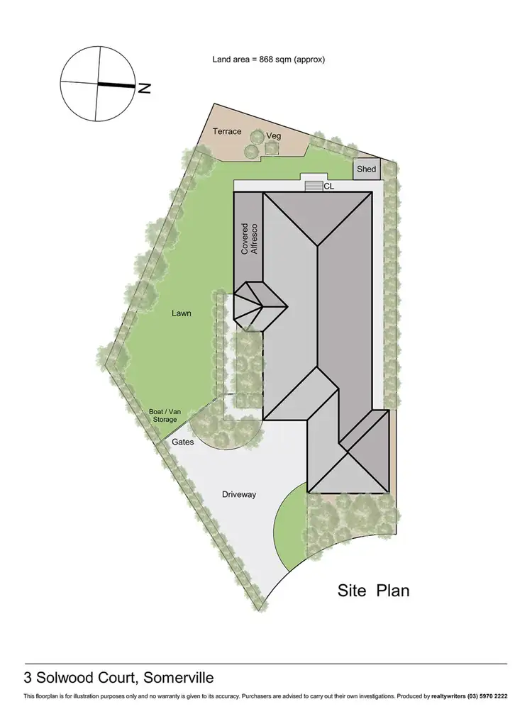 Floorplan of Homely house listing, 3 Solwood Court, Somerville VIC 3912