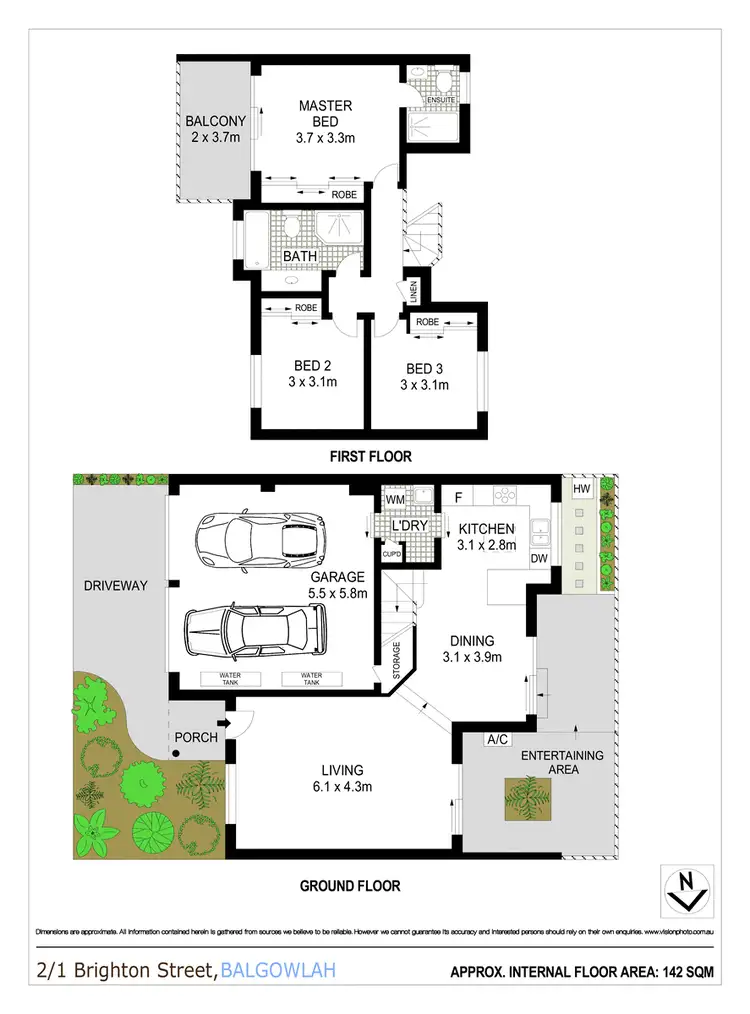 Floorplan of Homely house listing, 2/1 Brighton Street, Balgowlah NSW 2093
