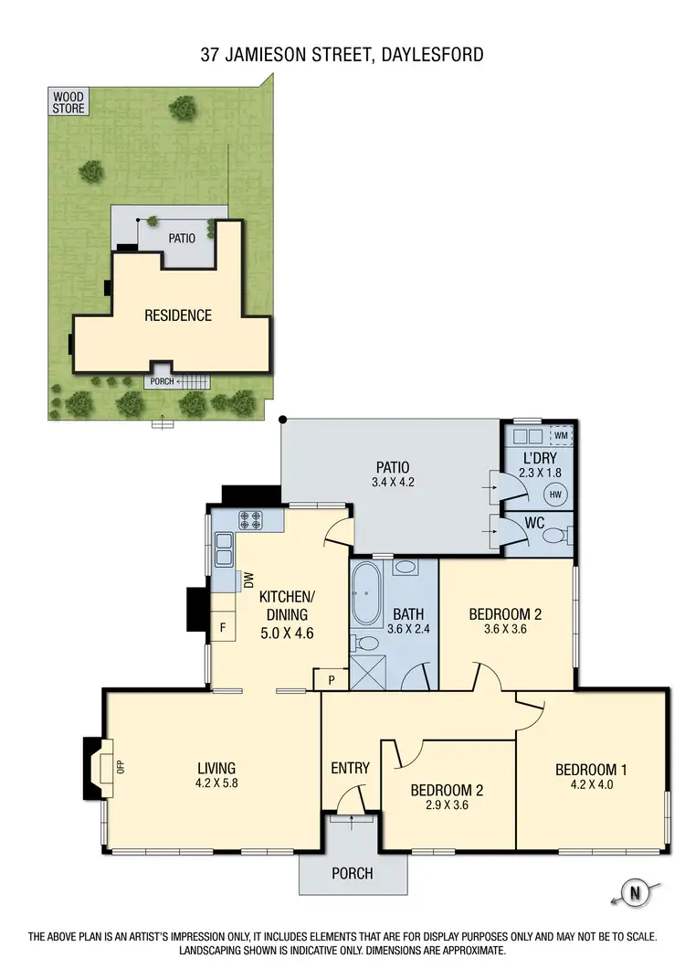 Floorplan of Homely house listing, 37 Jamieson Street, Daylesford VIC 3460