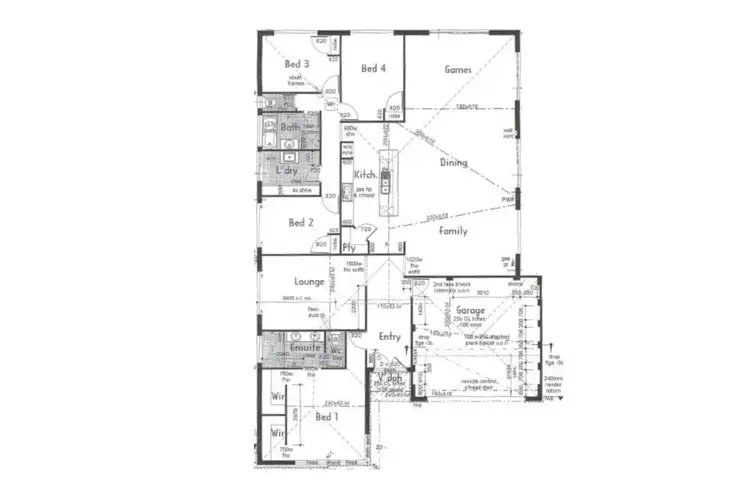 Floorplan of Homely house listing, 11 Finch Way, Eaton WA 6232