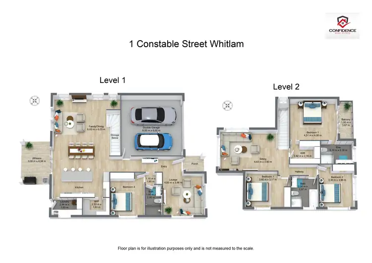 Floorplan of Homely house listing, 1 Constable Street, Whitlam ACT 2611