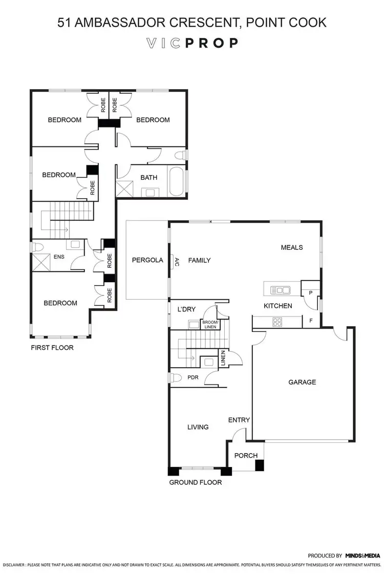 Floorplan of Homely house listing, 51 Ambassador Crescent, Point Cook VIC 3030