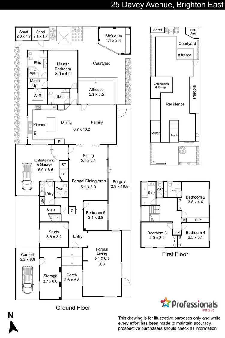 Floorplan of Homely house listing, 25 Davey Avenue, Brighton East VIC 3187