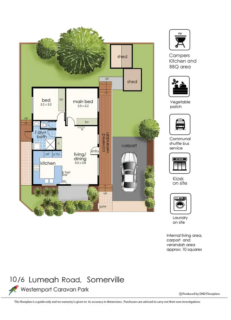 Floorplan of Homely house listing, 10/6 Lumeah Road, Somerville VIC 3912