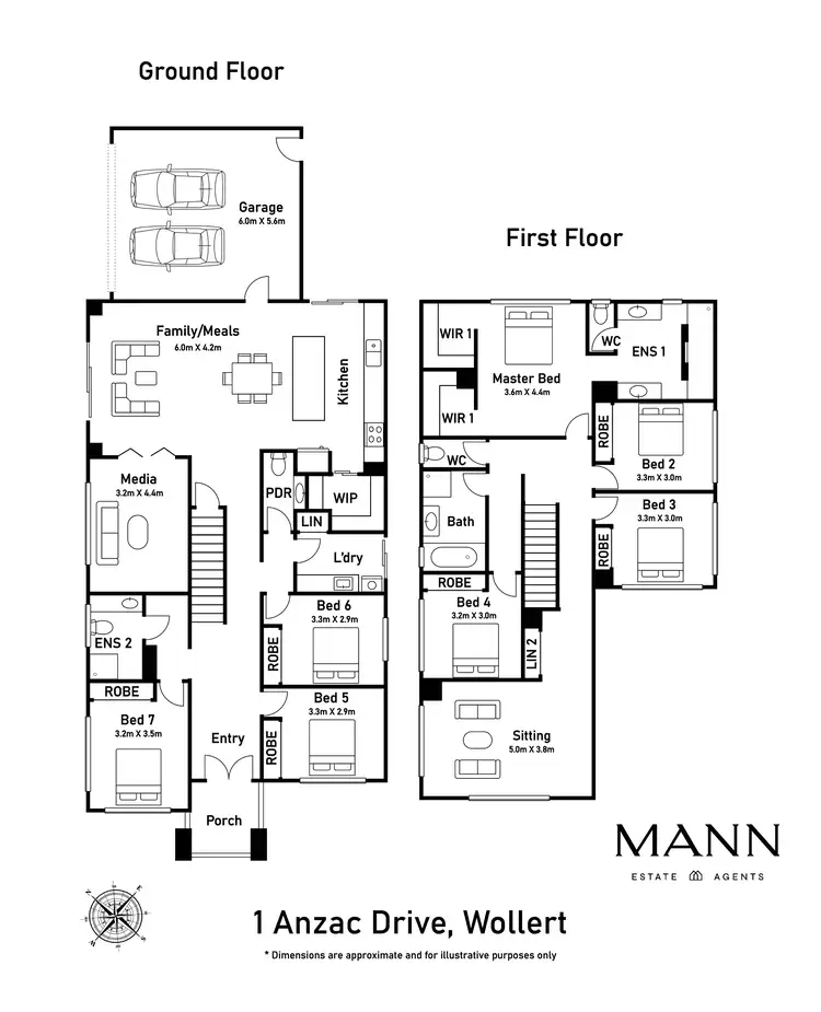 Floorplan of Homely house listing, 1 Anzac Drive, Wollert VIC 3750