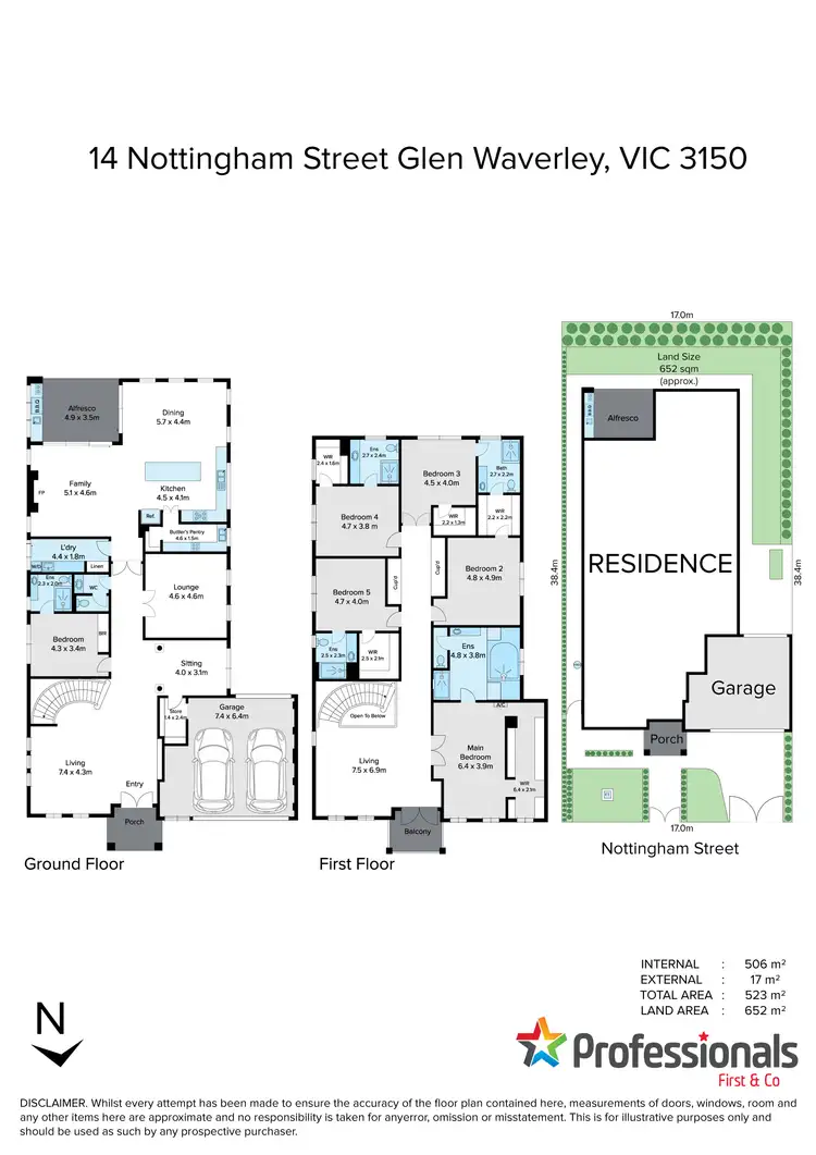 Floorplan of Homely house listing, 14 Nottingham Street, Glen Waverley VIC 3150