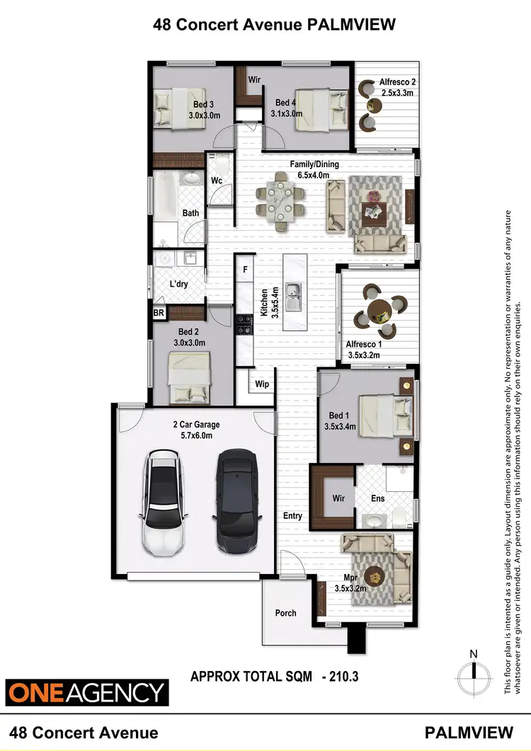 Floorplan of Homely house listing, 48 Concert Avenue, Palmview QLD 4553