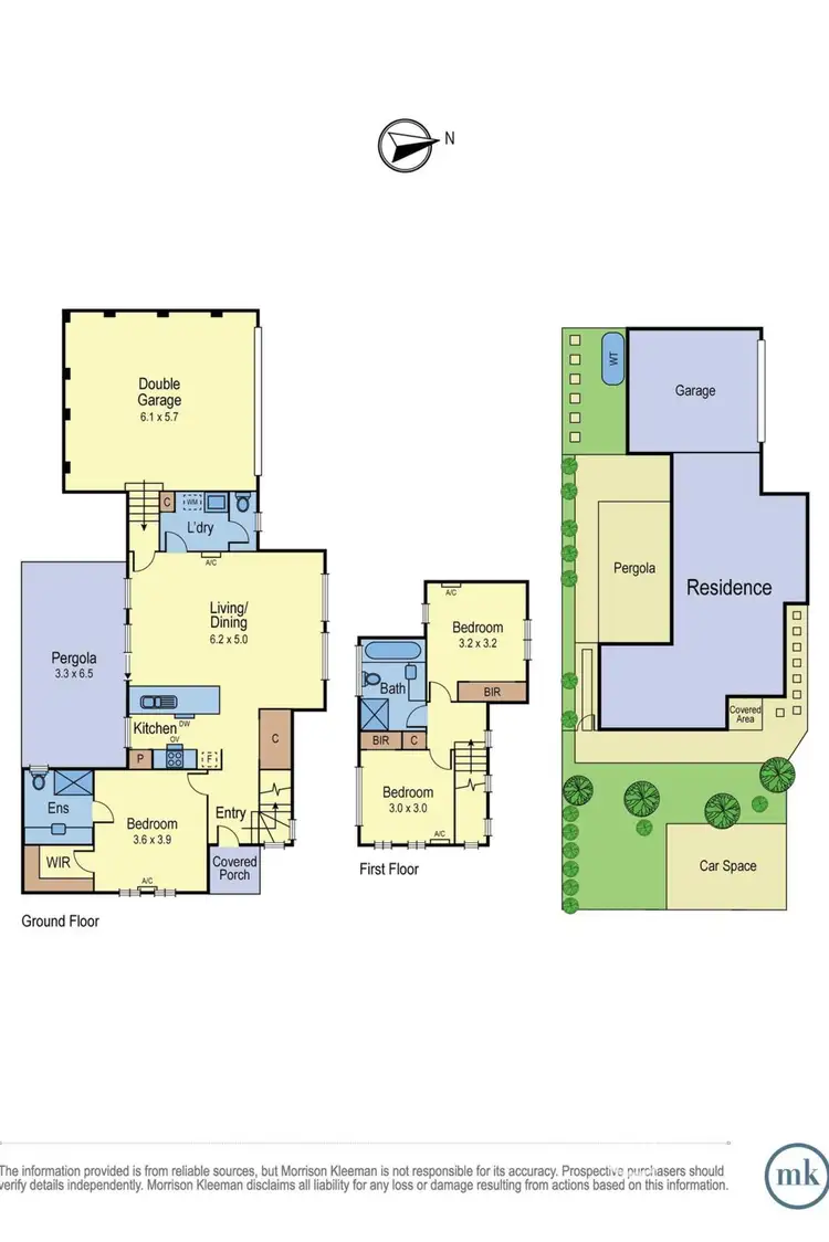 Floorplan of Homely house listing, 1/43 Para Road, Montmorency VIC 3094