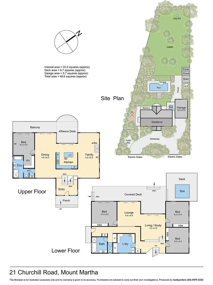 Floorplan of Homely house listing, 21 Churchill Road, Mount Martha VIC 3934