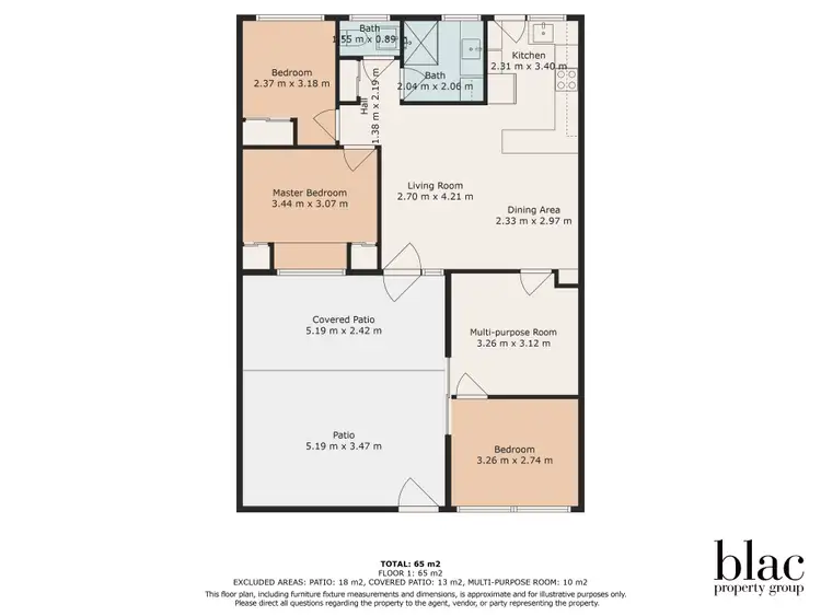 Floorplan of Homely unit listing, 49/11 West Dianne Street, Lawnton QLD 4501