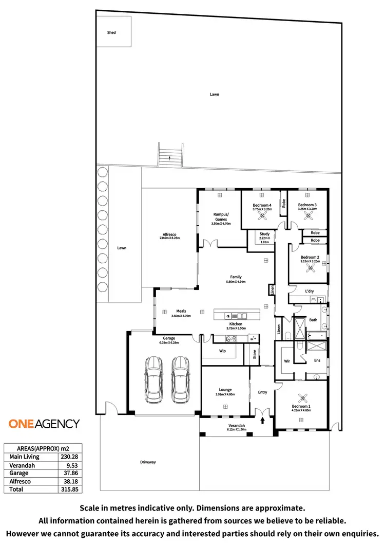 Floorplan of Homely house listing, 32 Richter road Road, Lyndoch SA 5351