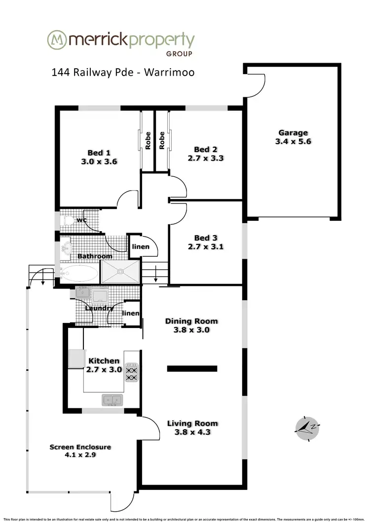Floorplan of Homely house listing, 144 Railway Parade, Warrimoo NSW 2774