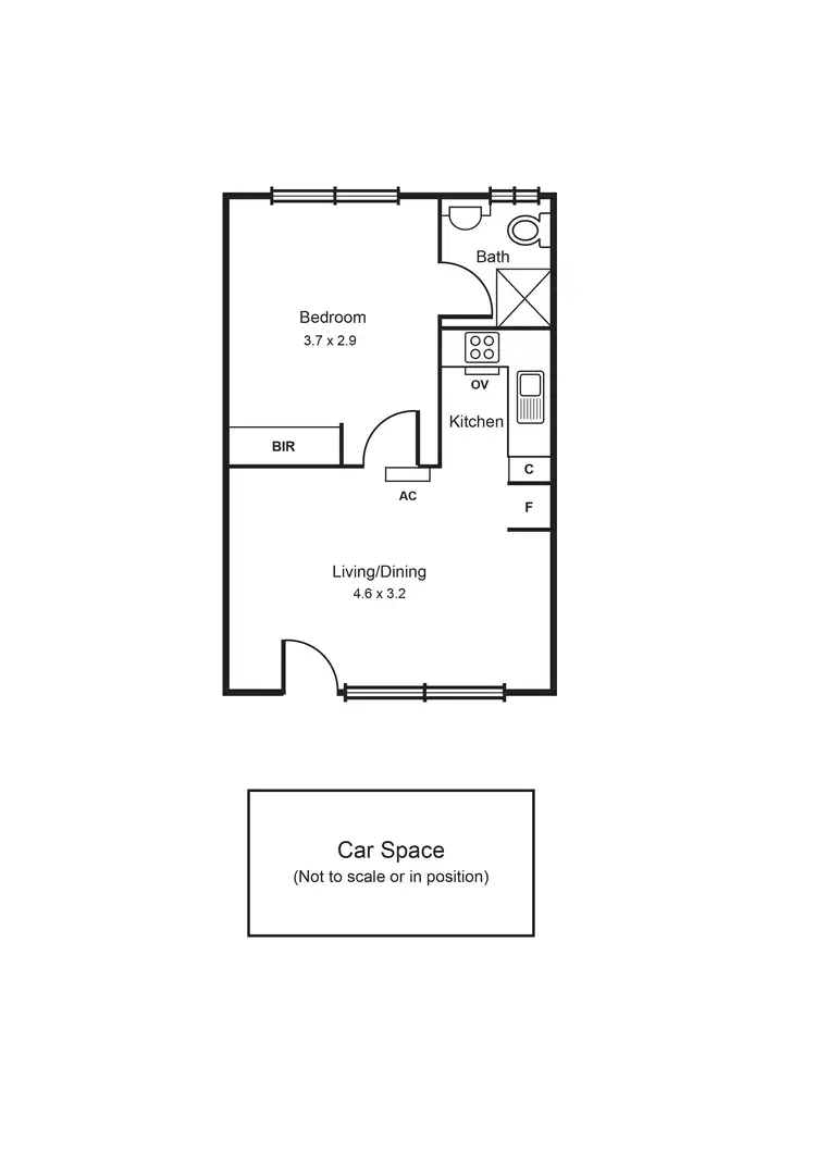 Floorplan of Homely apartment listing, 6/17 Arnott Street, Ormond VIC 3204
