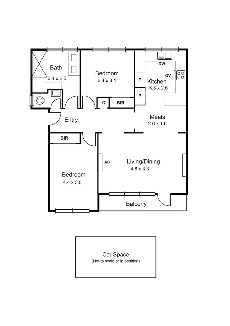 Floorplan of Homely apartment listing, 7/1015 Glen Huntly Road, Caulfield VIC 3162