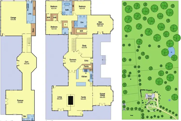 Floorplan of Homely house listing, 24 Larson Road, Diamond Creek VIC 3089