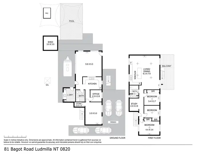 Floorplan of Homely house listing, 81 Bagot Road, Ludmilla NT 820