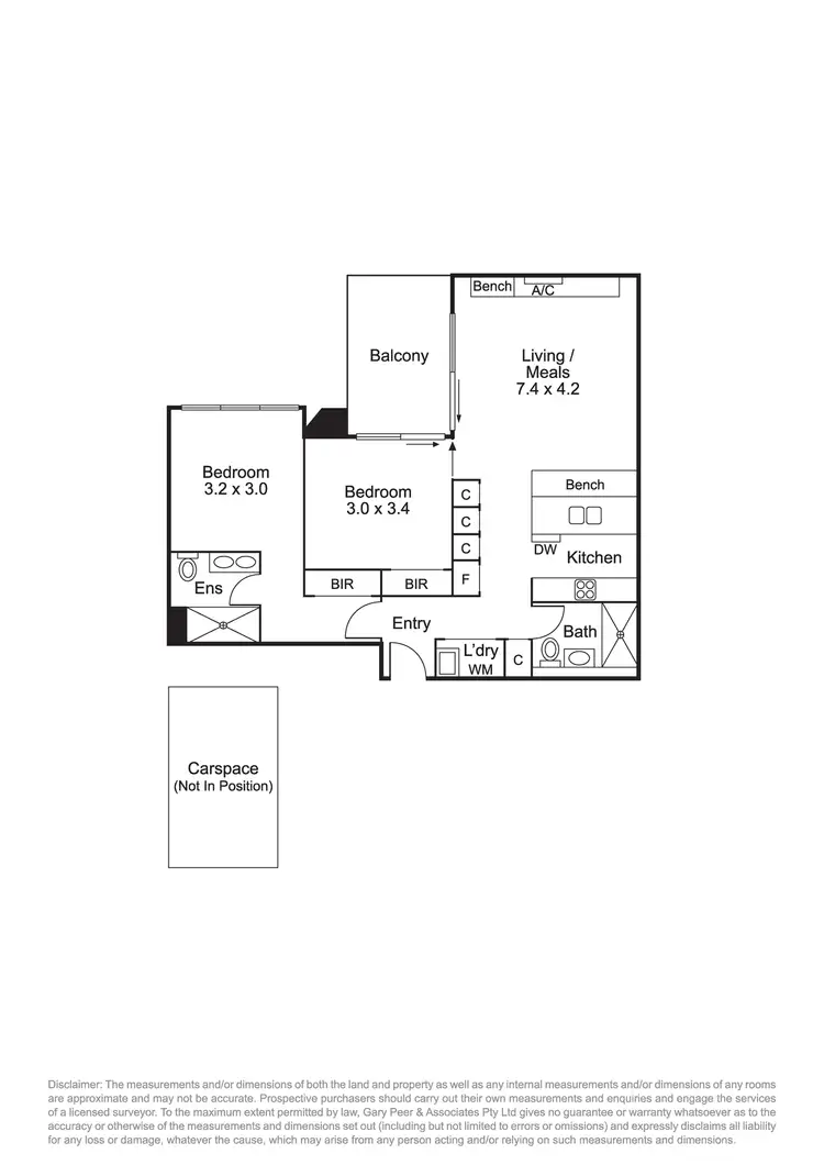 Floorplan of Homely apartment listing, 106/22-24 Pakington Street, St Kilda VIC 3182