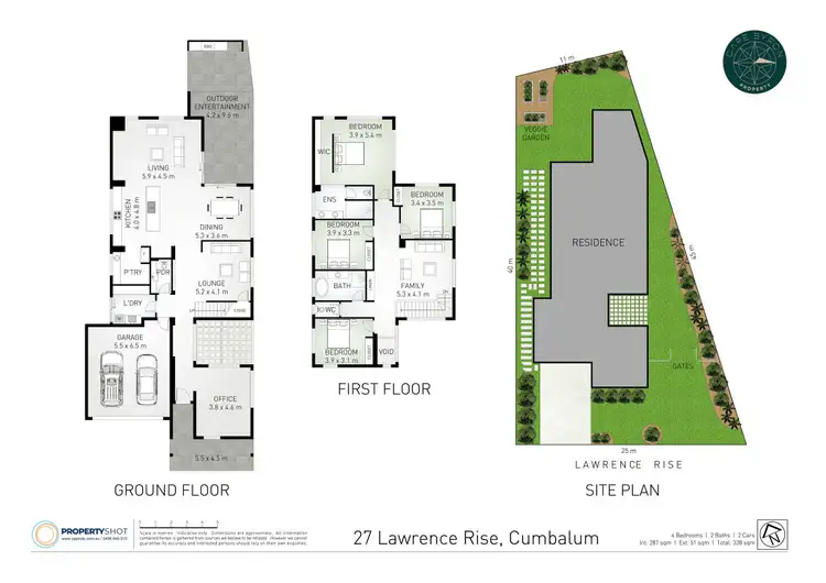 Floorplan of Homely house listing, 27 Lawrence Rise, Cumbalum NSW 2478